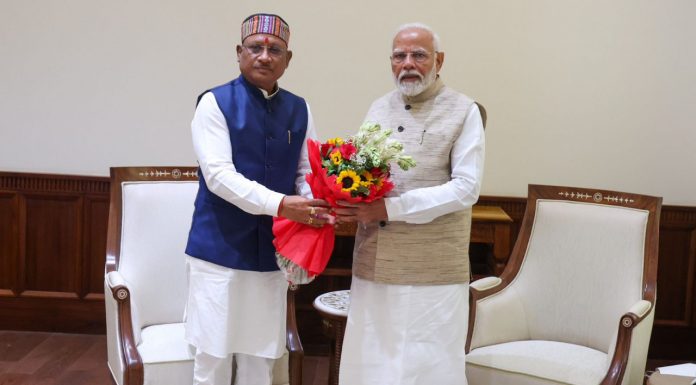 छत्तीसगढ़ के मुख्यमंत्री विष्णुदेव साय ने प्रधानमंत्री नरेंद्र मोदी से की मुलाकात