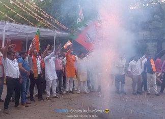 ऐतिहासिक सफलता पर भाजपा जनों ने मनाया जश्न
