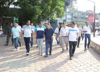 मुख्यमंत्री एवं नगरीय प्रशासन विभाग के सचिव डॉ. राजू ने किया तेलीबांधा, कटोरा तालाब और दलदल सिवनी स्थित इंदिरा स्मृति वन का किया निरीक्षण