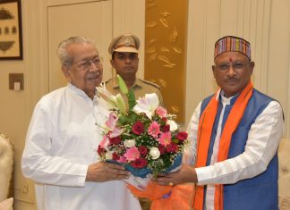 सीएम विष्णुदेव साय ने राज्यपाल से की मुलाकात