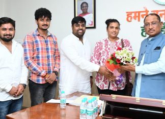 मुख्यमंत्री साय से पर्वतारोही निशु सिंह ने की सौजन्य मुलाकात