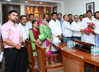 मुख्यमंत्री साय से जिला सतनामी सेवा समिति के प्रतिनिधि मंडल ने की सौजन्य मुलाक़ात