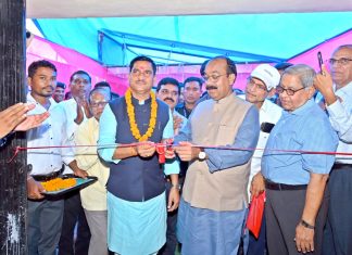 उप मुख्यमंत्री अरुण साव और केंद्रीय राज्य मंत्री तोखन साहू ने सियान सदन भवन का किया लोकार्पण