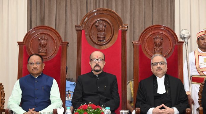 रमेन डेका ने छत्तीसगढ़ के राज्यपाल पद की ली शपथ , मुख्यमंत्री विष्णु देव साय ने नए राज्यपाल को दी बधाई