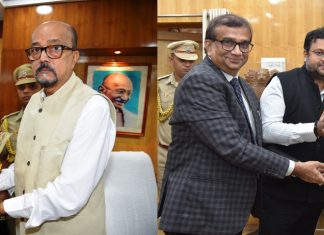 राज्यपाल रमेन डेका से विभिन्न विश्वविद्यालयों के कुलपतियों ने की सौजन्य मुलाकात