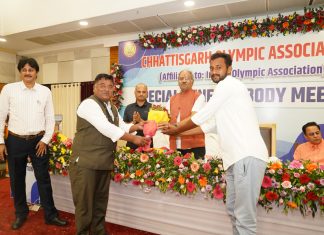 छत्तीसगढ़ ओलंपिक संघ के कार्यकारी अध्यक्ष बने सांसद बृजमोहन अग्रवाल