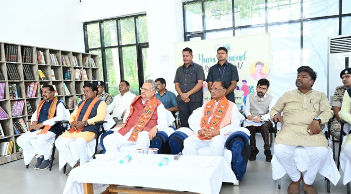 युवा संवाद कार्यक्रम में शामिल हुए मुख्यमंत्री विष्णु देव साय