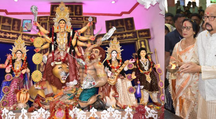 राज्यपाल डेका माना में दुर्गा पूजा उत्सव में शामिल हुए