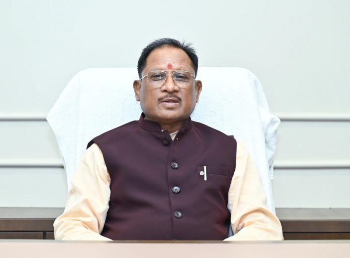 Chief Minister Vishnu Dev Sai formally started work at Nava Raipur residence office