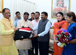 मुख्यमंत्री विष्णु देव साय को 27 वें अखिल भारतीय वन खेलकूद प्रतियोगिता में शामिल होने का निमंत्रण