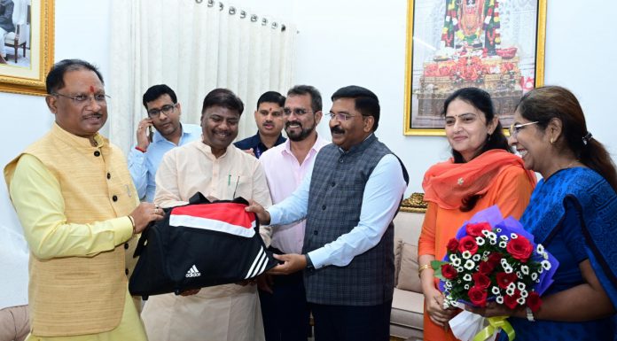 मुख्यमंत्री विष्णु देव साय को 27 वें अखिल भारतीय वन खेलकूद प्रतियोगिता में शामिल होने का निमंत्रण