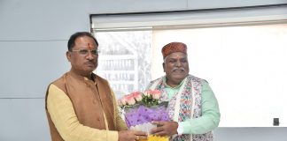 मुख्यमंत्री विष्णु देव साय से बिहार के वन एवं सहकारिता मंत्री डॉ प्रेम कुमार ने की सौजन्य मुलाकात