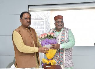 मुख्यमंत्री विष्णु देव साय से बिहार के वन एवं सहकारिता मंत्री डॉ प्रेम कुमार ने की सौजन्य मुलाकात