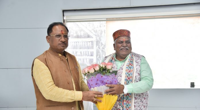 मुख्यमंत्री विष्णु देव साय से बिहार के वन एवं सहकारिता मंत्री डॉ प्रेम कुमार ने की सौजन्य मुलाकात