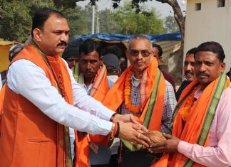 स्वास्थ्य मंत्री श्याम बिहारी जायसवाल ने किया धान खरीदी केंद्रों का निरीक्षण