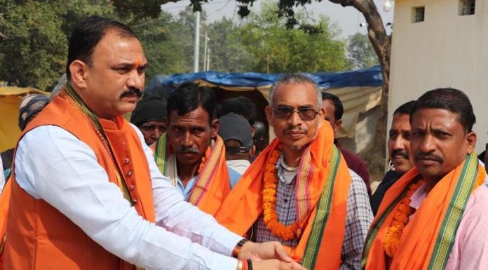 स्वास्थ्य मंत्री श्याम बिहारी जायसवाल ने किया धान खरीदी केंद्रों का निरीक्षण