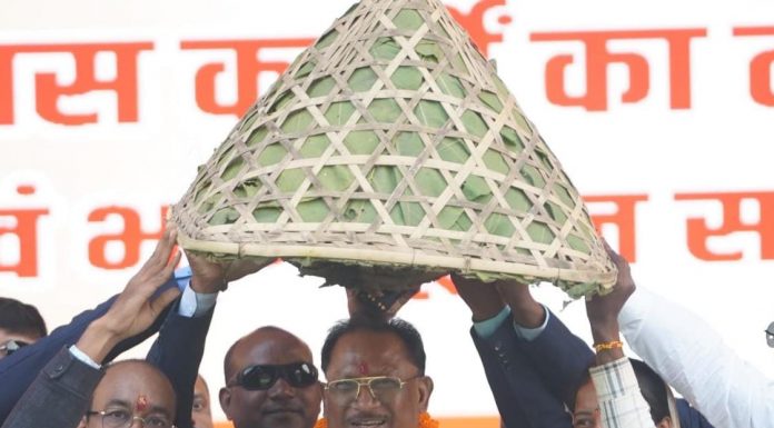 मुख्यमंत्री विष्णुदेव साय ने मुख्यमंत्री अन्न कोष योजना का किया शुभारंभ