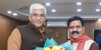 उपमुख्यमंत्री शर्मा ने केंद्रीय पर्यटन मंत्री गजेंद्र सिंह शेखावत से की मुलाकात