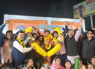 भाजपा प्रदेश अध्यक्ष किरण देव का कार्यकर्ताओं व नागरिकों ने किया भव्यतम स्वागत
