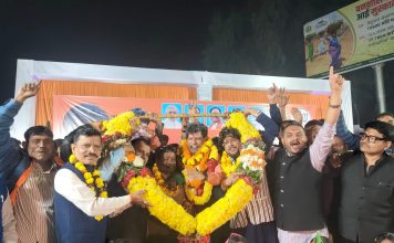 भाजपा प्रदेश अध्यक्ष किरण देव का कार्यकर्ताओं व नागरिकों ने किया भव्यतम स्वागत