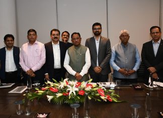 नवा रायपुर में मल्टिस्पेशियलिटी अस्पताल की स्थापना में शाल्वी ग्रुप की रुचि, मुंबई में मुख्यमंत्री साय से की मुलाकात