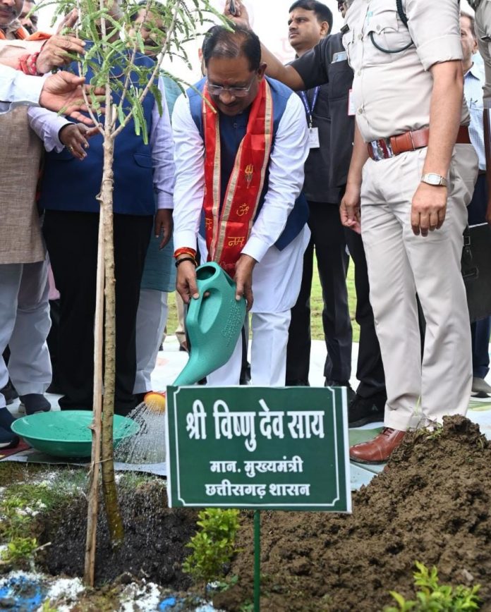 Chief Minister Sai inaugurated the newly constructed modern Ayurvedic processing unit and central storage complex