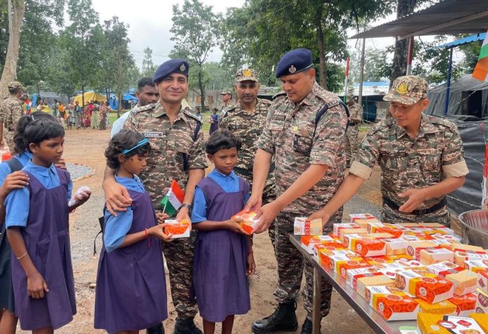 For the first time after independence, the tricolor was hoisted with pride in 29 villages of Bastar