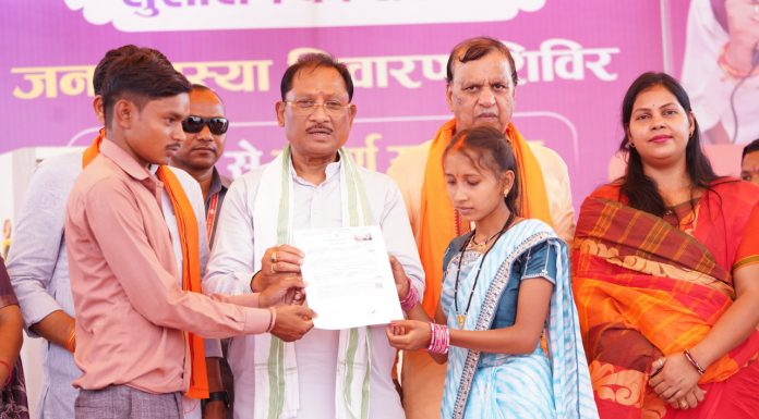 सुशासन तिहार में मुख्यमंत्री विष्णु देव साय ने करहीबाजार को दी विकास कार्यों की बड़ी सौगात