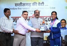 ज्ञानेश्वरी की सफलता से राज्य के युवा लेंगे प्रेरणा, खेलों के लिए तैयार होगा अच्छा वातावरण – अरुण साव