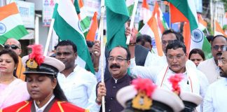 देशभक्ति से ओतप्रोत अप्रतिम उत्साह के साथ निकली तिरंगा यात्रा, उप मुख्यमंत्री अरुण साव हुए शामिल