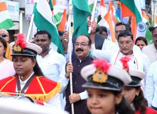 देशभक्ति से ओतप्रोत अप्रतिम उत्साह के साथ निकली तिरंगा यात्रा, उप मुख्यमंत्री अरुण साव हुए शामिल