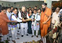 हरेली तिहार पर मुख्यमंत्री निवास में साकार हुई छत्तीसगढ़ की लोक संस्कृति, कृषि परंपरा और ग्रामीण जीवन की जीवंत झांकी