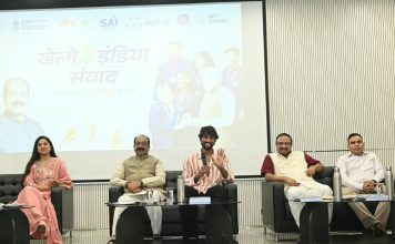 उप मुख्यमंत्री अरुण साव ‘खेलो इंडिया संवाद’ कार्यक्रम में हुए शामिल