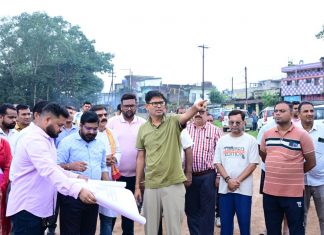 रायगढ़ की बदलेगी तस्वीर: विकास परियोजनाओं का वित्त मंत्री ओ.पी.चौधरी ने किया मैराथन निरीक्षण