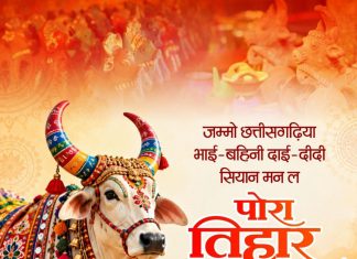 पोरा तिहार पर वित्त मंत्री ओपी चौधरी ने प्रदेशवासियों को दी शुभकामनाएं