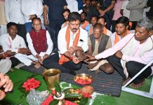 उप मुख्यमंत्री विजय शर्मा ने मुड़घुसरी में 1.48 करोड़ रुपए के तीन सड़क का किया भूमिपूजन