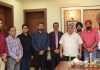 छत्तीसगढ़ ट्रेवल एंड टूरिज्म एसोसिएशन के प्रतिनिधिमंडल ने पर्यटन मंत्री राजेश अग्रवाल से की सौजन्य भेंट