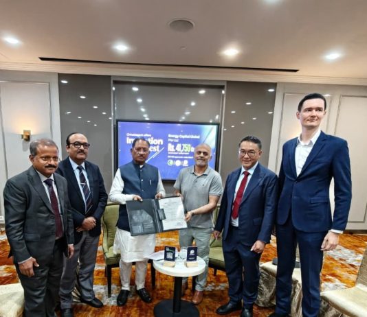 सिंगापुर की एनर्जी कैपिटल ग्लोबल छत्तीसगढ़ में एआई-रेडी डेटा सेंटर कैंपस में करेगी ₹41,750 करोड़ का निवेश